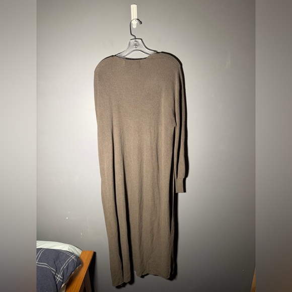 Free People Beach Living in This Sweater Long Duster Cardigan Size Small - Picture 3 of 7